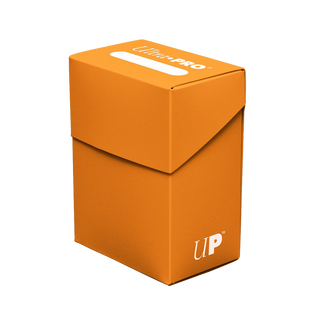 Ultra Pro Solid Deck Box Pumpkin Orange