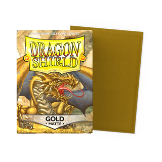 Dragon Shield Sleeves - Matte - Standard - Gold