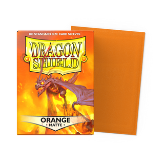 Dragon Shield Sleeves - Matte - Standard - Orange