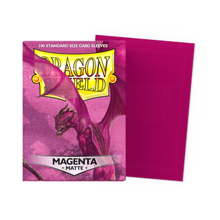 Dragon Shield Sleeves - Matte - Standard - Magenta