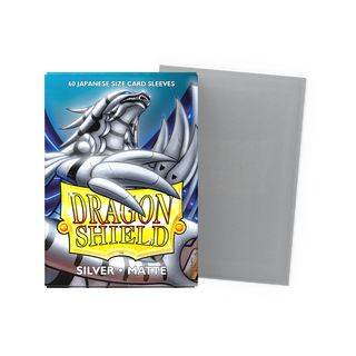 Dragon Shield Sleeves - Matte - Japanese - Silver