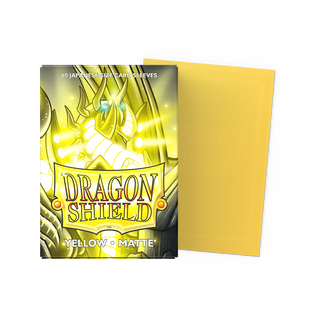 Dragon Shield Sleeves - Matte - Japanese - Yellow