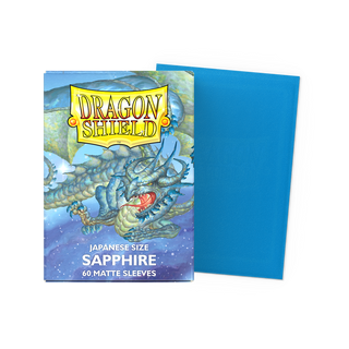 Dragon Shield Sleeves - Matte - Japanese - Sapphire