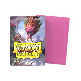 Dragon Shield Sleeves - Matte - Japanese - Pink Diamond