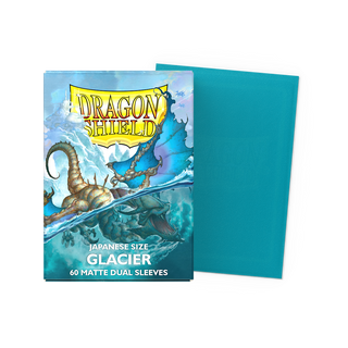 Dragon Shield Sleeves - Matte Dual - Japanese - Glacier