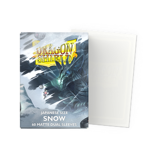 Dragon Shield Sleeves - Matte Dual - Japanese - Snow