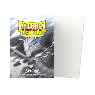 Dragon Shield Sleeves - Matte Dual - Standard - Snow