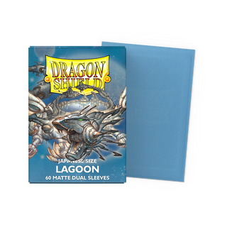 Dragon Shield Sleeves - Matte Dual - Japanese - Lagoon