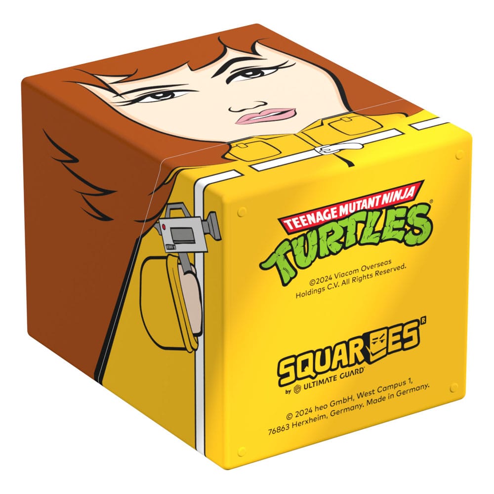 Squaroes Box mit April-Design, Teenage Mutant Ninja Turtles™ Edition, für bis zu 100 Karten, von Ultimate Guard.