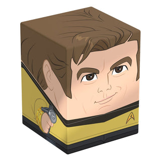 Captain Kirk Squaroe Box, Star Trek Design, für TCG-Decks und Sammlerstücke, von Ultimate Guard.