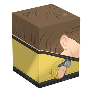 Squaroes Captain Kirk Box, Star Trek Design, gelb-braun, für TCG-Decks und Sammlerstücke, von Ultimate Guard.