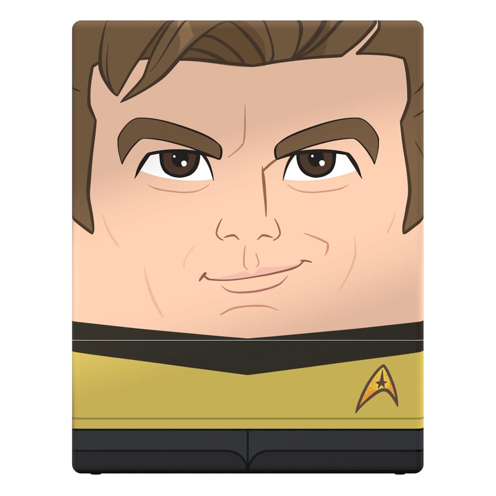 Captain Kirk Squaroe Box, Star Trek Design, für TCG-Decks und Sammlerstücke, von Ultimate Guard.