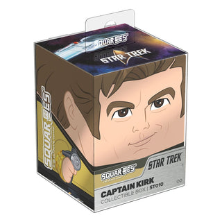 Squaroes Captain Kirk Sammelbox, Star Trek Design, für TCG-Decks, von Ultimate Guard.