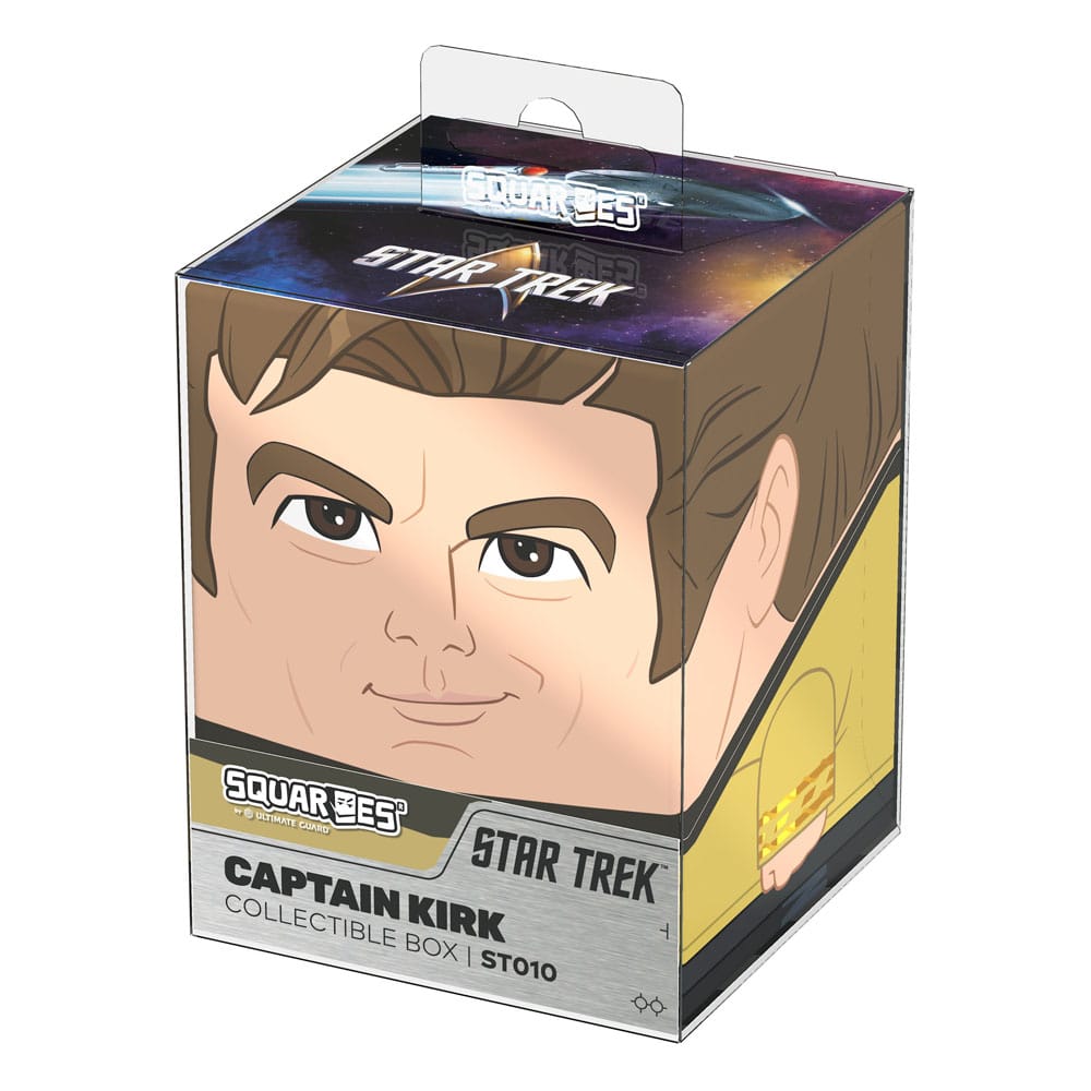 Captain Kirk Sammelbox von Ultimate Guard, Star Trek-Design, zur Aufbewahrung von TCG-Decks und Sammlerstücken.