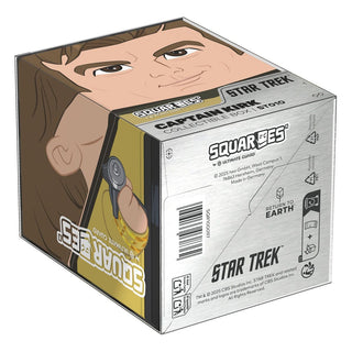 Squaroes Captain Kirk Box, Star Trek Design, für TCG-Decks und Sammlerstücke, von Ultimate Guard.