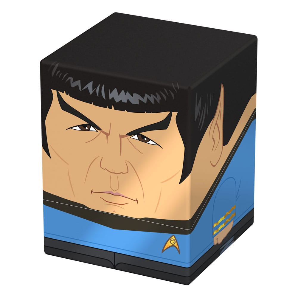 Squaroe Spock Deck-Box, Star Trek Design, von Ultimate Guard, zur Aufbewahrung von TCG-Decks und Sammlerstücken.