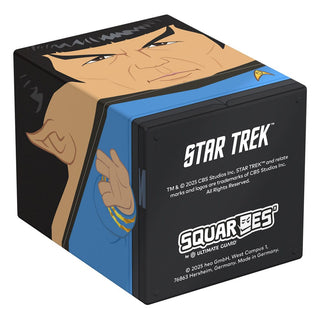 Squaroes Star Trek Box mit Spock-Design, ideal für TCG-Decks und Sammlerstücke, von Ultimate Guard.