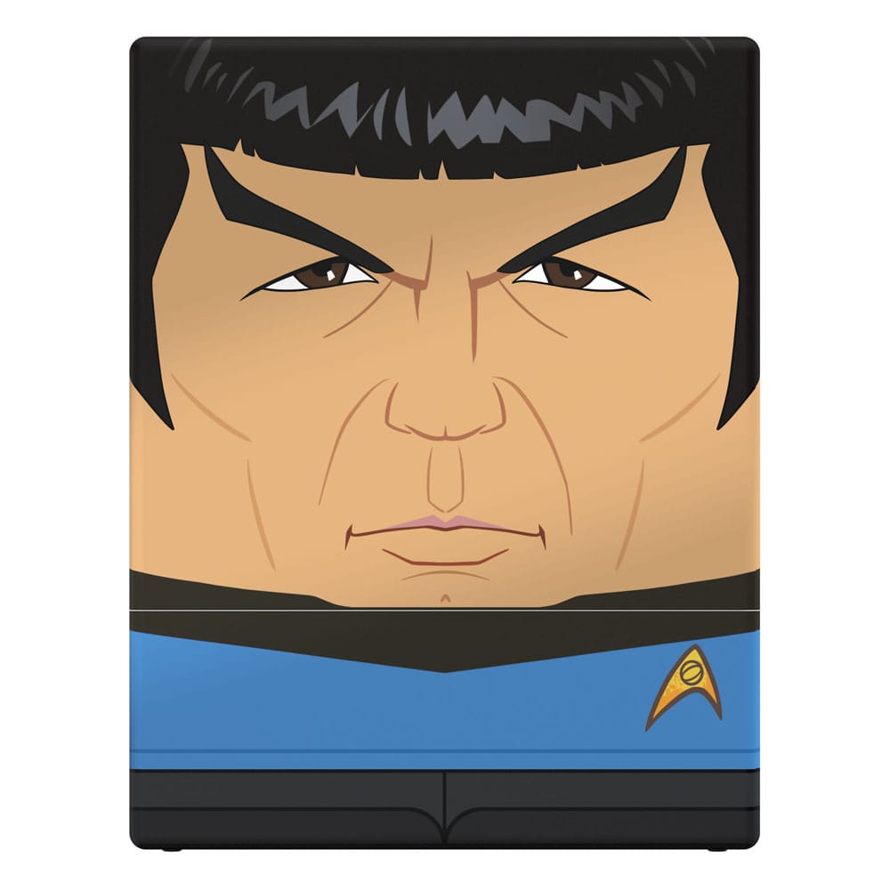 Squaroe Box mit Spock-Design aus Star Trek: The Original Series, ideal für TCG-Decks und Sammlerstücke.