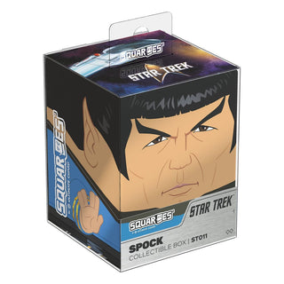 Squaroes Spock Box von Ultimate Guard, Star Trek-Design, zur Aufbewahrung von TCG-Decks und Sammlerstücken.