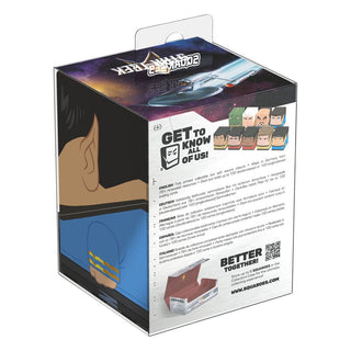 Squaroes Spock Deck-Box, Star Trek Design, für TCG-Decks und Sammlerstücke, von Ultimate Guard.