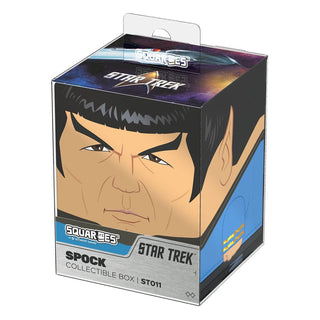Squaroes Spock Box von Ultimate Guard, Star Trek TOS ST011, Sammelbox für TCG-Decks und Zubehör.