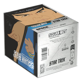 Squaroes Spock Box von Ultimate Guard, Star Trek TOS, Sammelbox für TCG-Decks, mit Spock-Design, ST011.