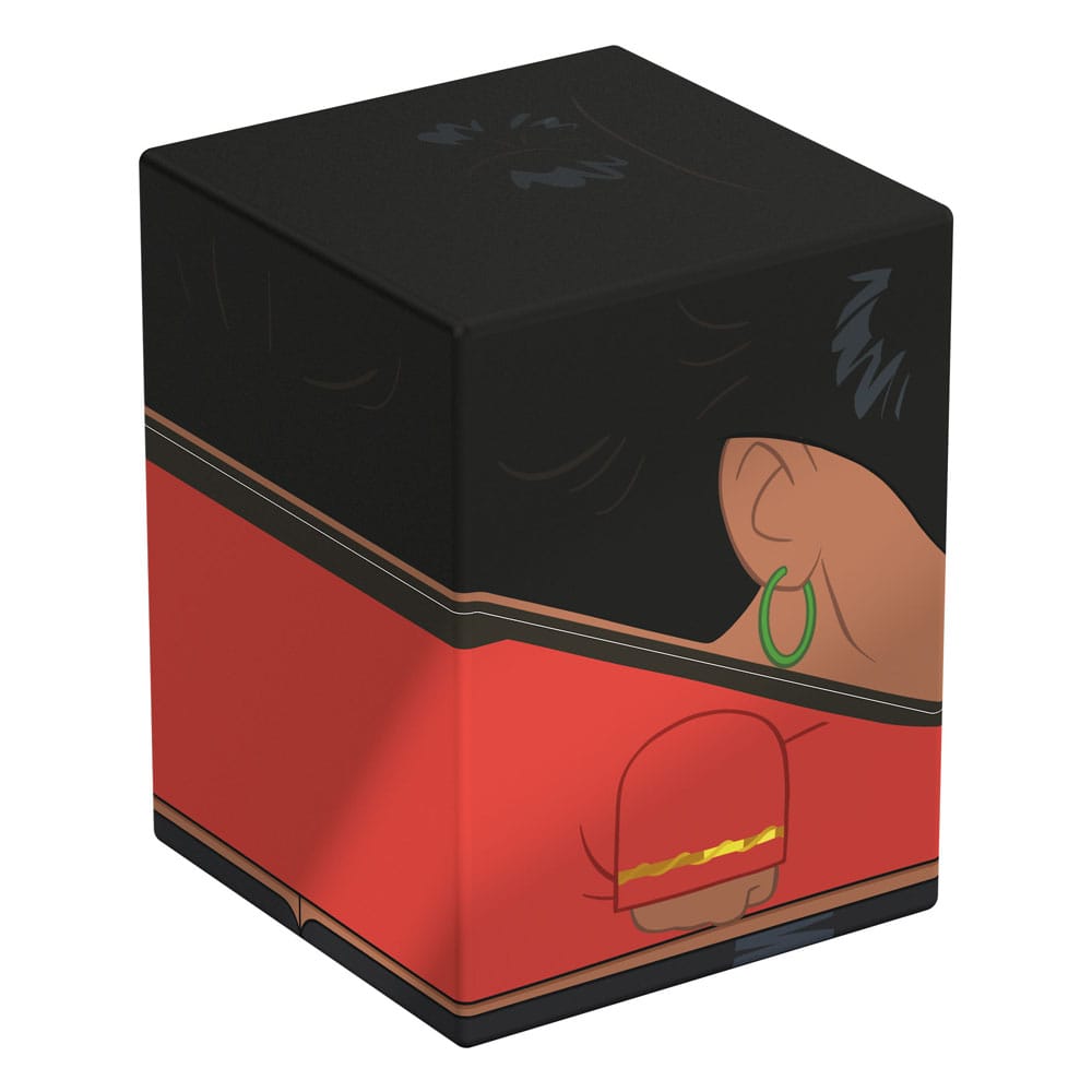 Squaroes Deck-Box mit Uhura-Design aus Star Trek: The Original Series, rot-schwarz, für TCG-Decks und Sammlerstücke.
