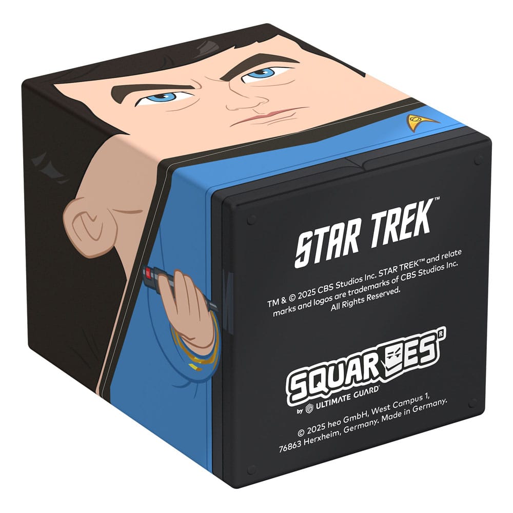 Star Trek Dr. McCoy Squaroe Box von Ultimate Guard, für TCG-Decks und Sammlerstücke, mit charakteristischem Design.