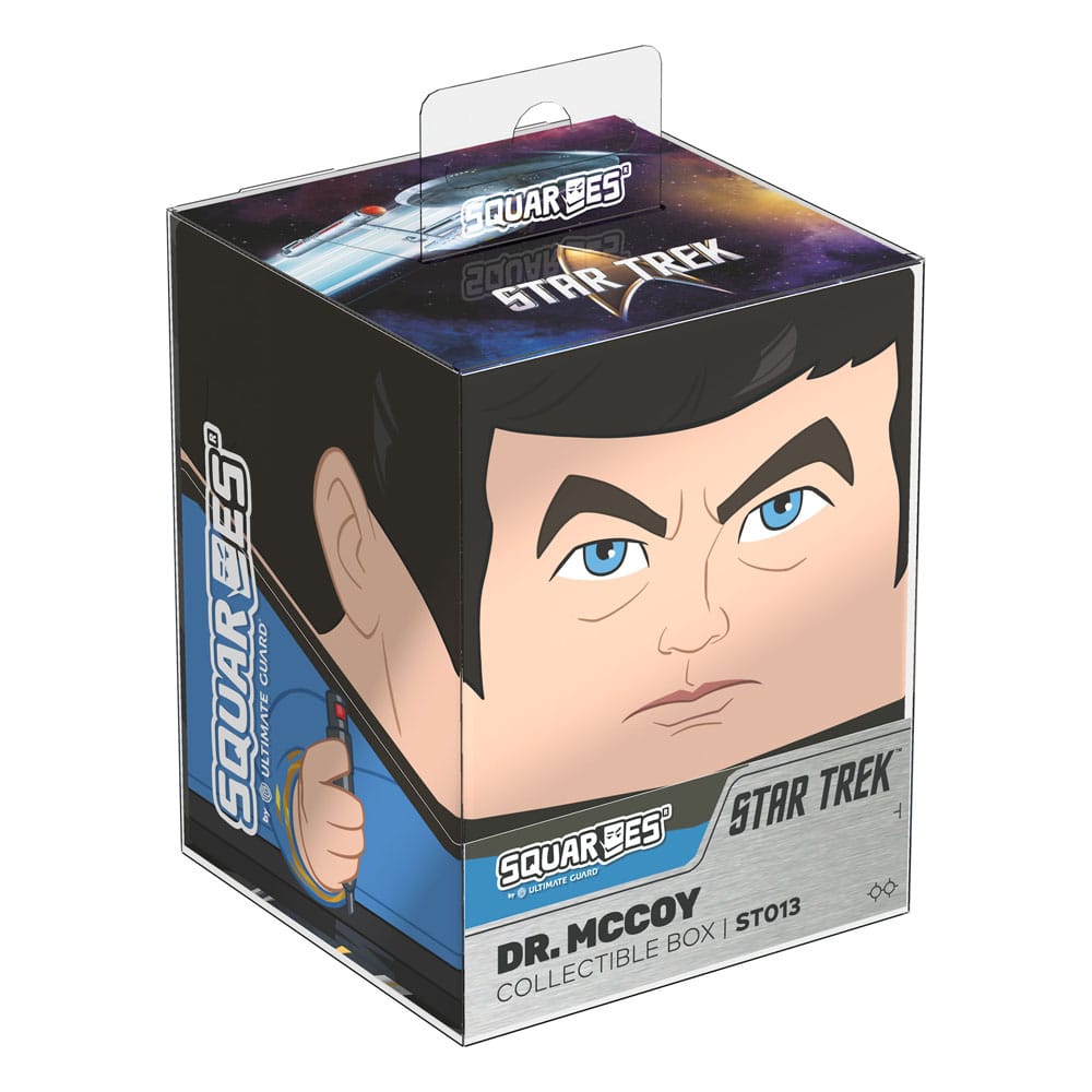 Squaroes Dr. McCoy Star Trek Sammelbox für TCG-Decks, von Ultimate Guard, in Originalverpackung.