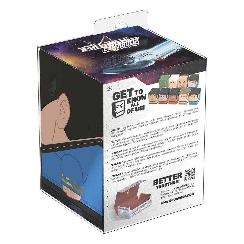 Squaroes Dr. McCoy Deck-Box, Star Trek-Design, Sammelbox für TCG-Decks, von Ultimate Guard.