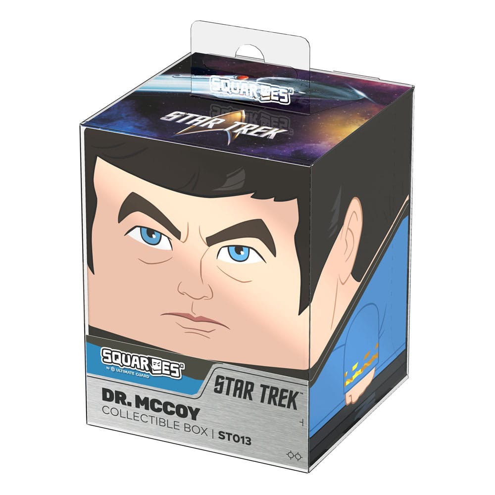 Sammelbare Deck-Box "Dr. McCoy" von Ultimate Guard, Star Trek-Design, für TCG-Zubehör.