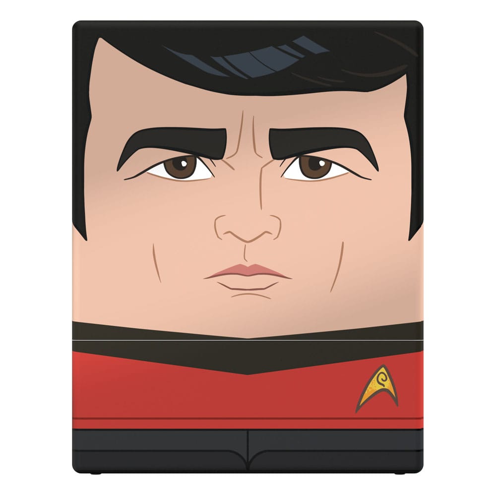Squaroe-Box mit Scotty-Design aus Star Trek: The Original Series, ideal für TCG-Decks und Sammlerstücke.