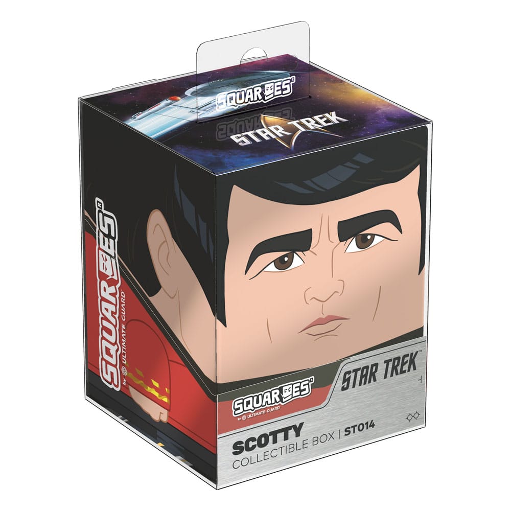 Squaroes Scotty Box von Ultimate Guard, Star Trek Design, für TCG-Decks und Sammlerstücke.