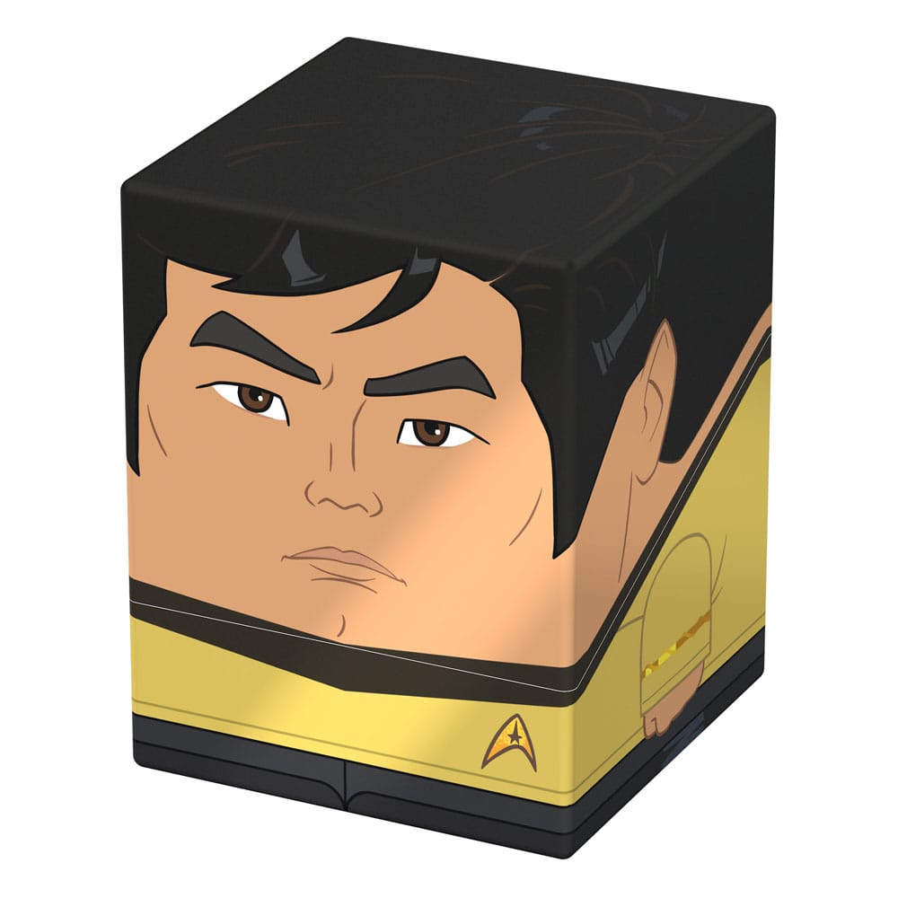 Star Trek Sulu Squaroe Box für TCG-Decks, schwarz-gelb, Ultimate Guard.