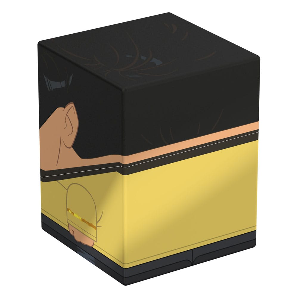 Sulu Squaroe Deck-Box von Ultimate Guard, Star Trek: The Original Series, gelb-schwarz, für TCG-Decks und Sammlerstücke.