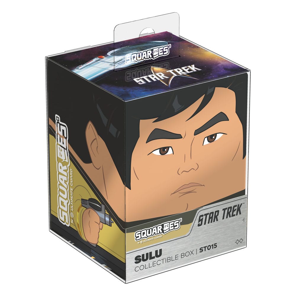 Ultimate Guard Squaroe Box ST015 mit Sulu-Design aus Star Trek: The Original Series, ideal für TCG-Decks und Sammlerstücke.
