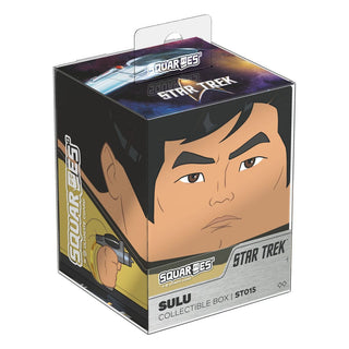 Ultimate Guard Squaroe Box ST015 mit Sulu-Design aus Star Trek: The Original Series, ideal für TCG-Decks und Sammlerstücke.