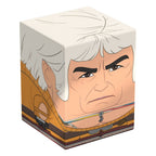 Squaroes Star Trek Khan Deck-Box, quadratisch, mit illustriertem Khan-Gesicht, zur Aufbewahrung von TCG-Decks und Sammlers...