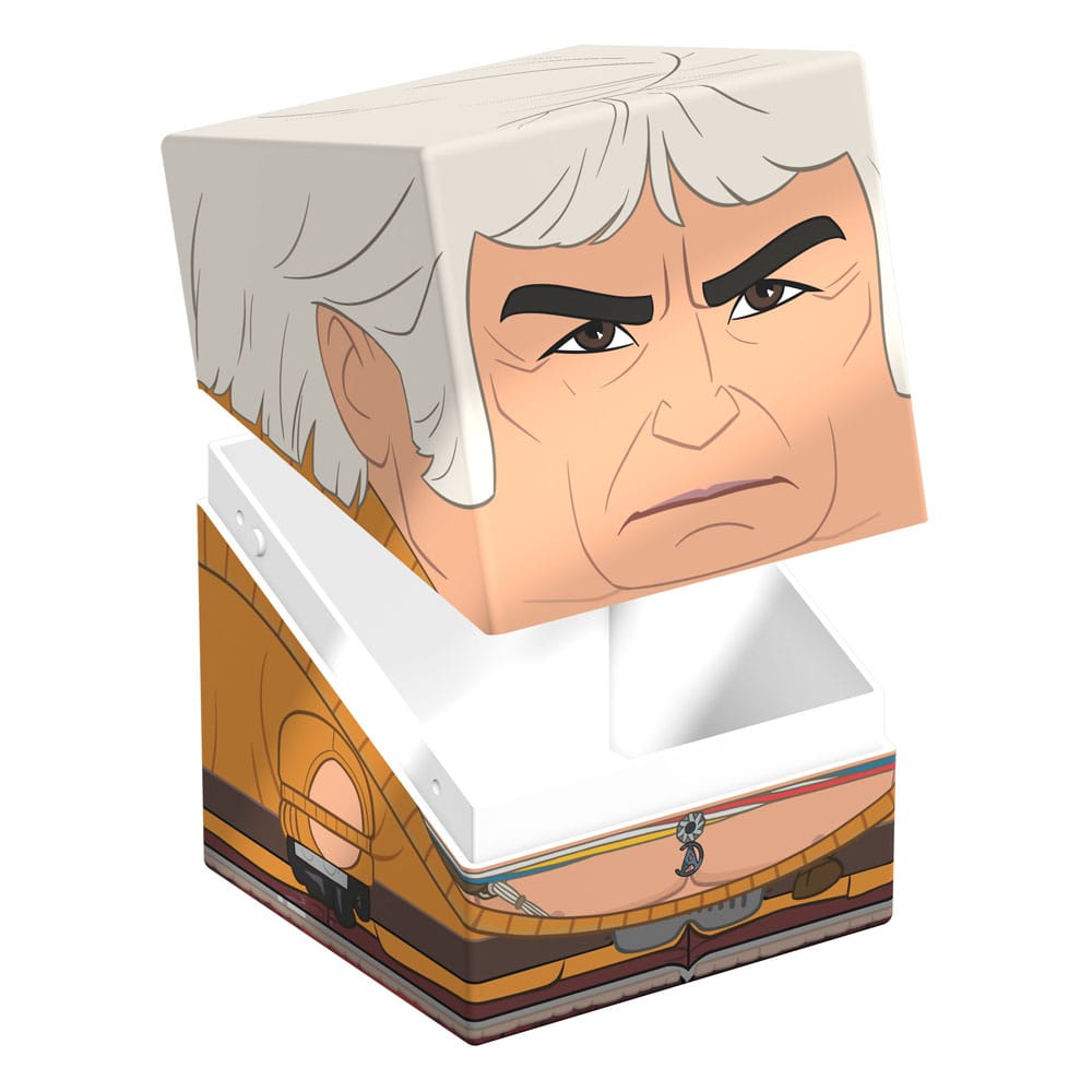 Khan Squaroe Box von Ultimate Guard für TCG-Decks, inspiriert von Star Trek: The Original Series.