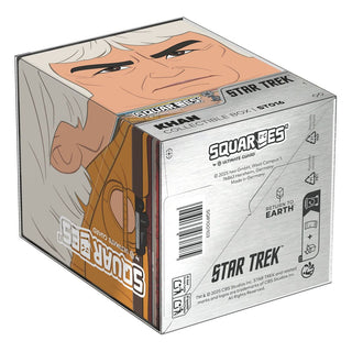 Squaroes Khan Box von Ultimate Guard, Star Trek Design, für TCG-Decks und Sammlerstücke.