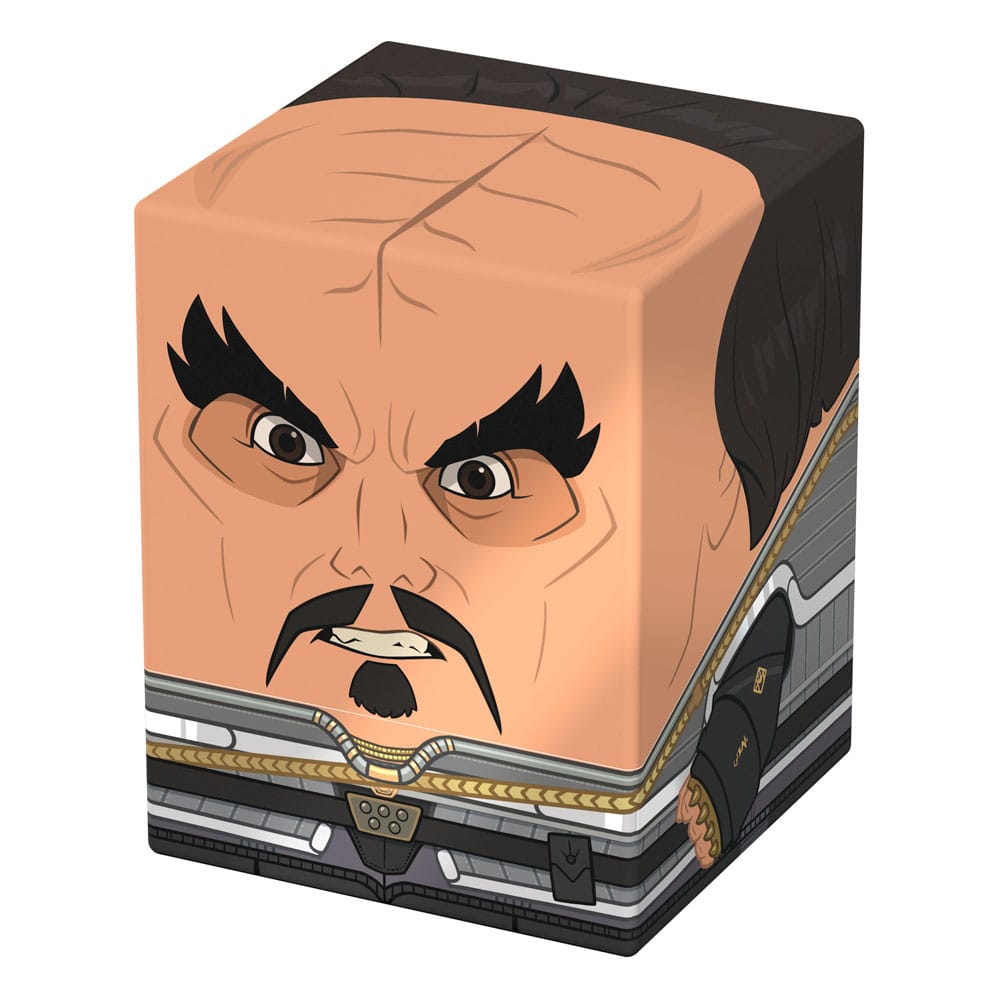 Klingon-Design Deck-Box von Ultimate Guard, inspiriert von Star Trek: The Original Series, für TCG- und Sammlerstücke.