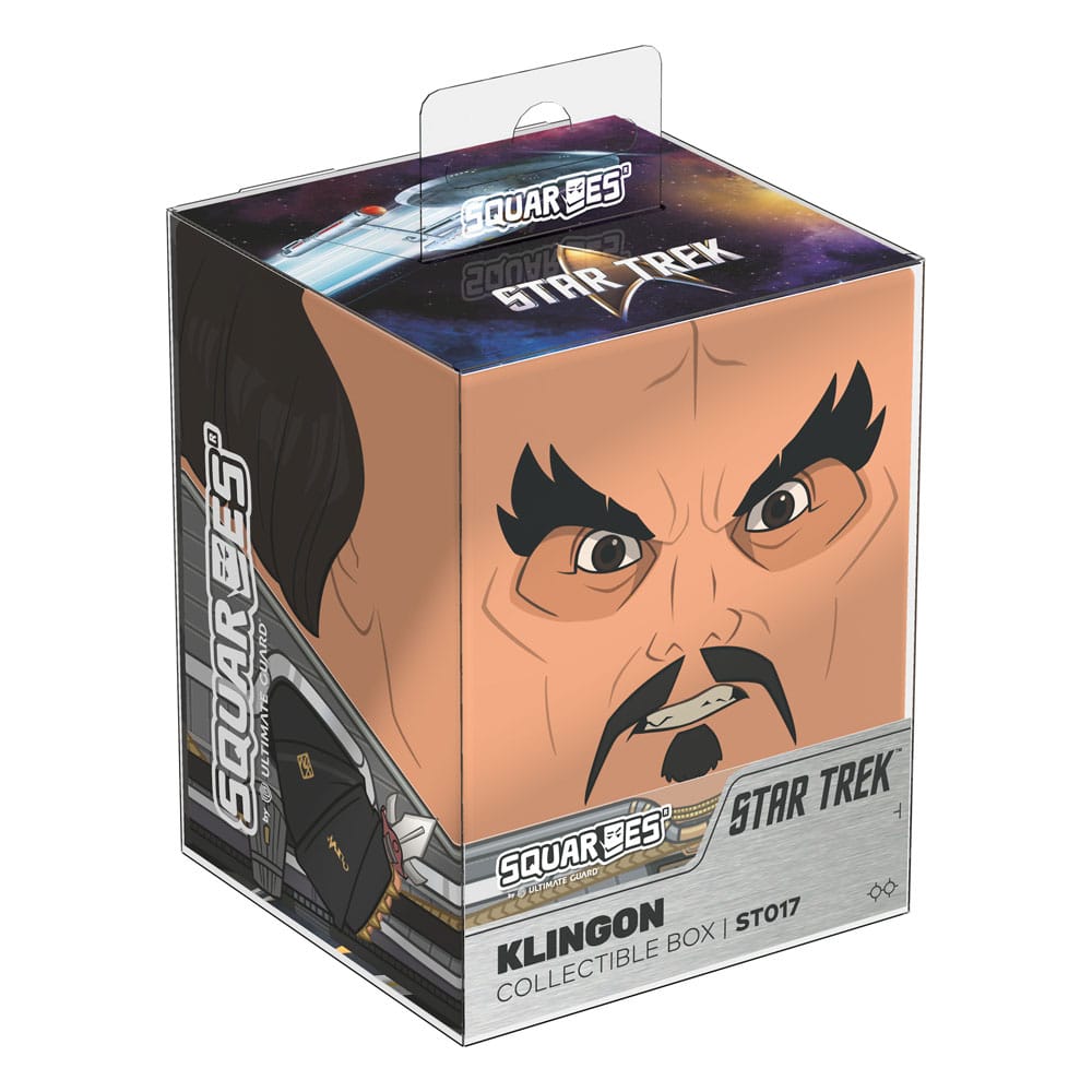 Klingon Sammelbox von Ultimate Guard, Star Trek Design, zur Aufbewahrung von TCG-Decks und Sammlerstücken.