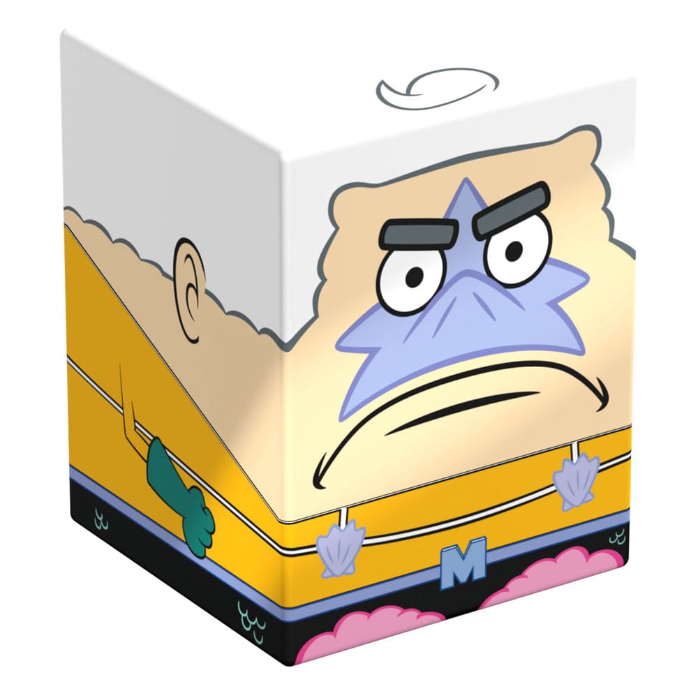 SpongeBob Squaroe Box mit Mermaid Man-Design, ideal für TCG-Decks und Sammlerstücke.