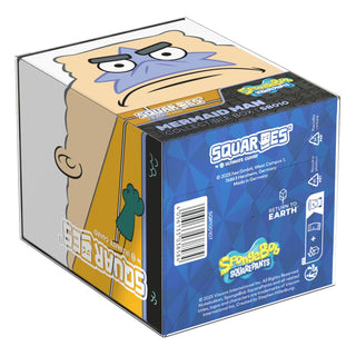 Squaroes Squaroe "SpongeBob Squarepants" SB010 Box mit Mermaid Man Design, für TCG-Decks und Sammlerstücke.