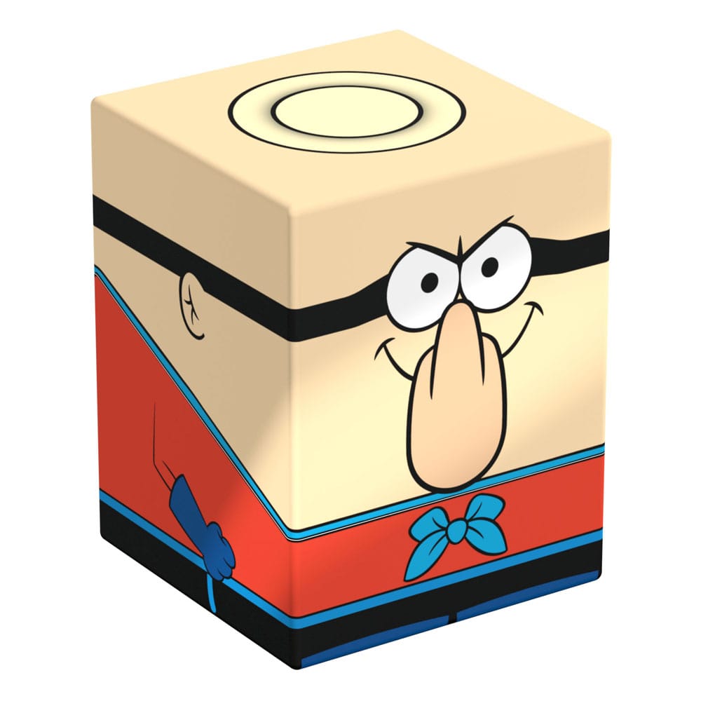 Squaroes SpongeBob Barnacle Boy Deck-Box, quadratisch, bunt bedruckt, von Ultimate Guard für TCG-Zubehör.