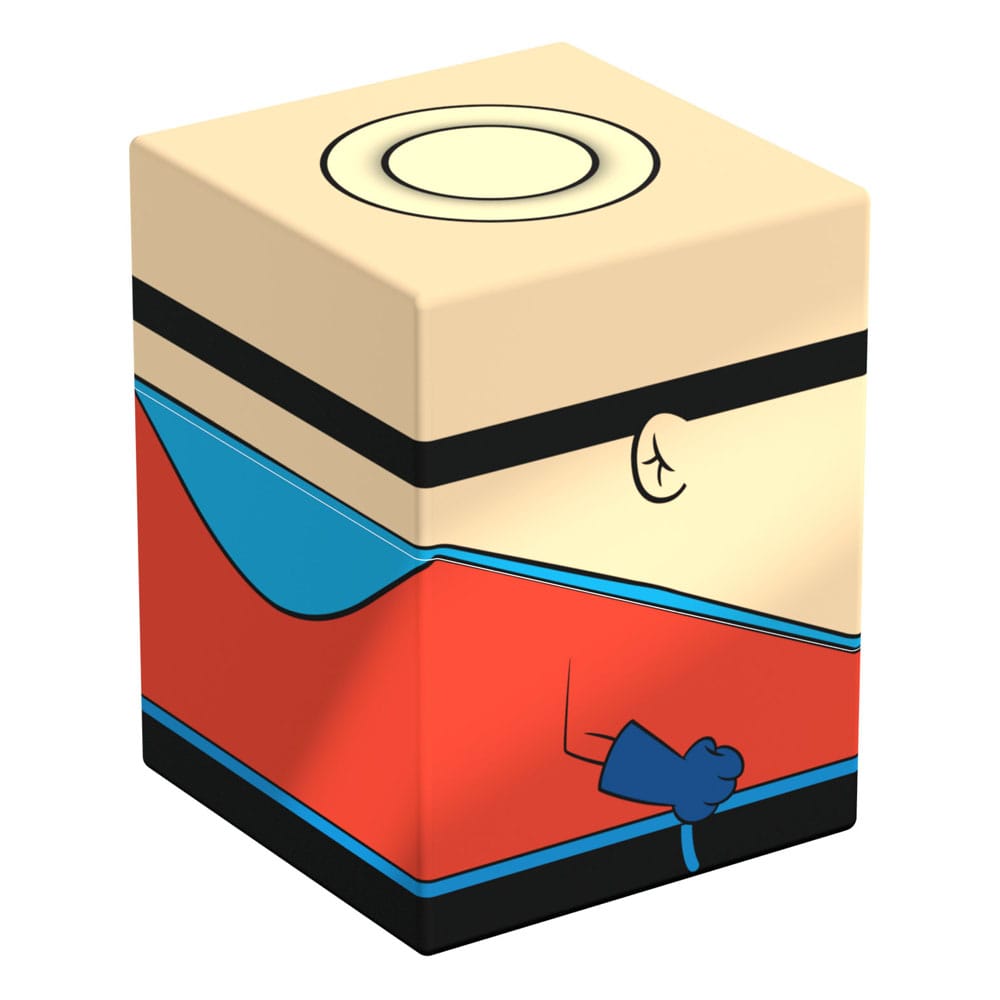 Barnacle Boy Squaroe Deck-Box von Ultimate Guard, SpongeBob-Design, rot-blau, für TCG-Decks und Sammlerstücke.