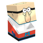 Barnacle Boy Squaroe Deck-Box von Ultimate Guard, geöffnet, SpongeBob-Design, zur Aufbewahrung von TCG-Decks.