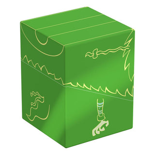 Grüne Squaroe-Box mit Flying Dutchman-Design aus SpongeBob SquarePants™-Edition, für TCG-Decks und Sammlerstücke.
