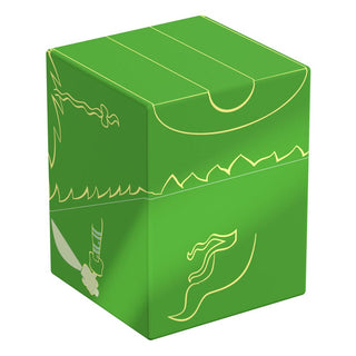 Grüne Squaroe-Box mit Flying Dutchman-Design aus SpongeBob SquarePants™-Edition, ideal für TCG-Decks und Sammlerstücke.