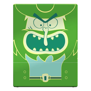 Grüne Squaroe-Box mit Flying Dutchman-Motiv aus SpongeBob SquarePants™, ideal für TCG-Decks und Sammlerstücke.